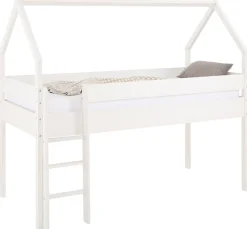 OTTO home Kinderbett »Alpi« aus Kiefernholz, in einer Haus-Optik Form, Liegefläche 90x200 cm