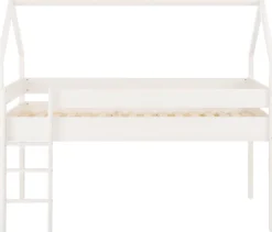 OTTO home Kinderbett »Alpi« aus Kiefernholz, in einer Haus-Optik Form, Liegefläche 90x200 cm