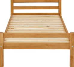OTTO home Kinderbett »Alpi« Einzelbett aus schönem Kiefernholz, Lattenrost, Liegefläche 90x200 cm