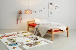 OTTO home Kinderbett »Alpi« Einzelbett aus schönem Kiefernholz, Lattenrost, Liegefläche 90x200 cm