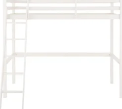 OTTO home Kinderbett »Alpi, Leiter links oder rechts montierbar, Hochbett« Kiefernholz, Inklusive Leiter und Lattenrost, Liegefläche 90x200 cm