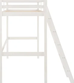 OTTO home Kinderbett »Alpi, Leiter links oder rechts montierbar, Hochbett« Kiefernholz, Inklusive Leiter und Lattenrost, Liegefläche 90x200 cm