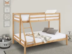 OTTO home Kinderbett »Alpi, Stockbett, Etagenbett, untere Liegefläche 140cm breit« Höhe ca. 142cm,mit 2 Schlafgelegenheiten, inklusive Lattenrost und Leiter