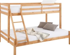 OTTO home Kinderbett »Alpi, Stockbett, Etagenbett, untere Liegefläche 140cm breit« Höhe ca. 142cm,mit 2 Schlafgelegenheiten, inklusive Lattenrost und Leiter