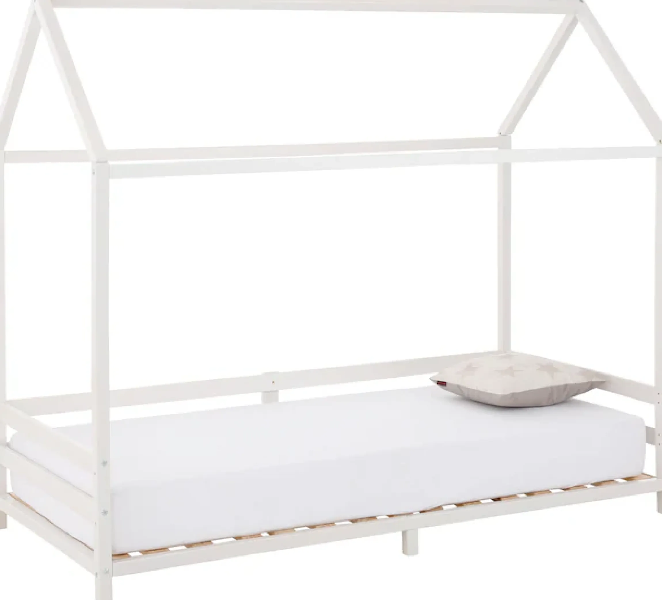 OTTO home Kinderbett »Ellen« Hausbett mit Reling aus Kiefernholz, zwei Farbvarianten, Breite 208 cm