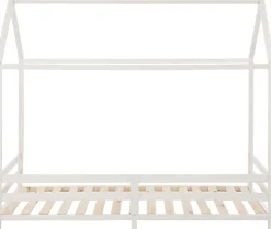 OTTO home Kinderbett »Ellen« Hausbett mit Reling aus Kiefernholz, zwei Farbvarianten, Breite 208 cm