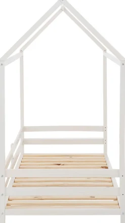 OTTO home Kinderbett »Ellen« Hausbett mit Reling aus Kiefernholz, zwei Farbvarianten, Breite 208 cm