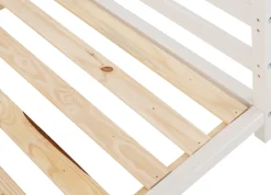 OTTO home Kinderbett »Ellen« Hausbett mit Reling aus Kiefernholz, zwei Farbvarianten, Breite 208 cm