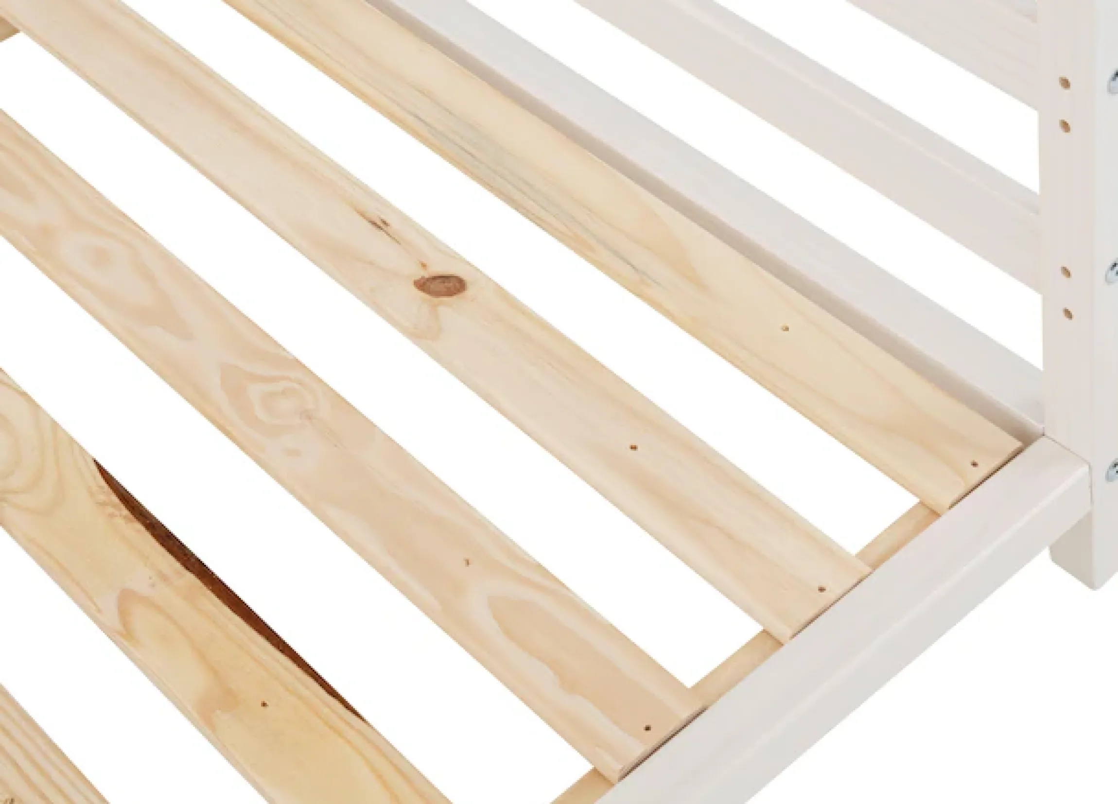 OTTO home Kinderbett »Ellen« Hausbett mit Reling aus Kiefernholz, zwei Farbvarianten, Breite 208 cm