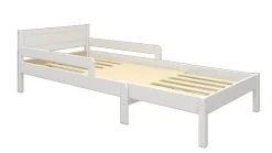 OTTO home Kinderbett »Hero, Massivholzbett, ausziehbar von 140 bis 200 cm, FSC®« 90cm Breite, 140-200cm Liegefläche,massive Kiefer, mit Lattenrost, zeitlose Optik,Rausfallschutz