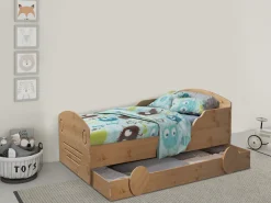 OTTO home Kinderbett »Levke« aus massiver Kiefer, 90x160 cm, inklusive Schubkasten und Lattenrost