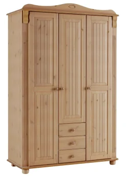 OTTO home Kleiderschrank »Adele« aus massiver Kiefer, Landhausstil