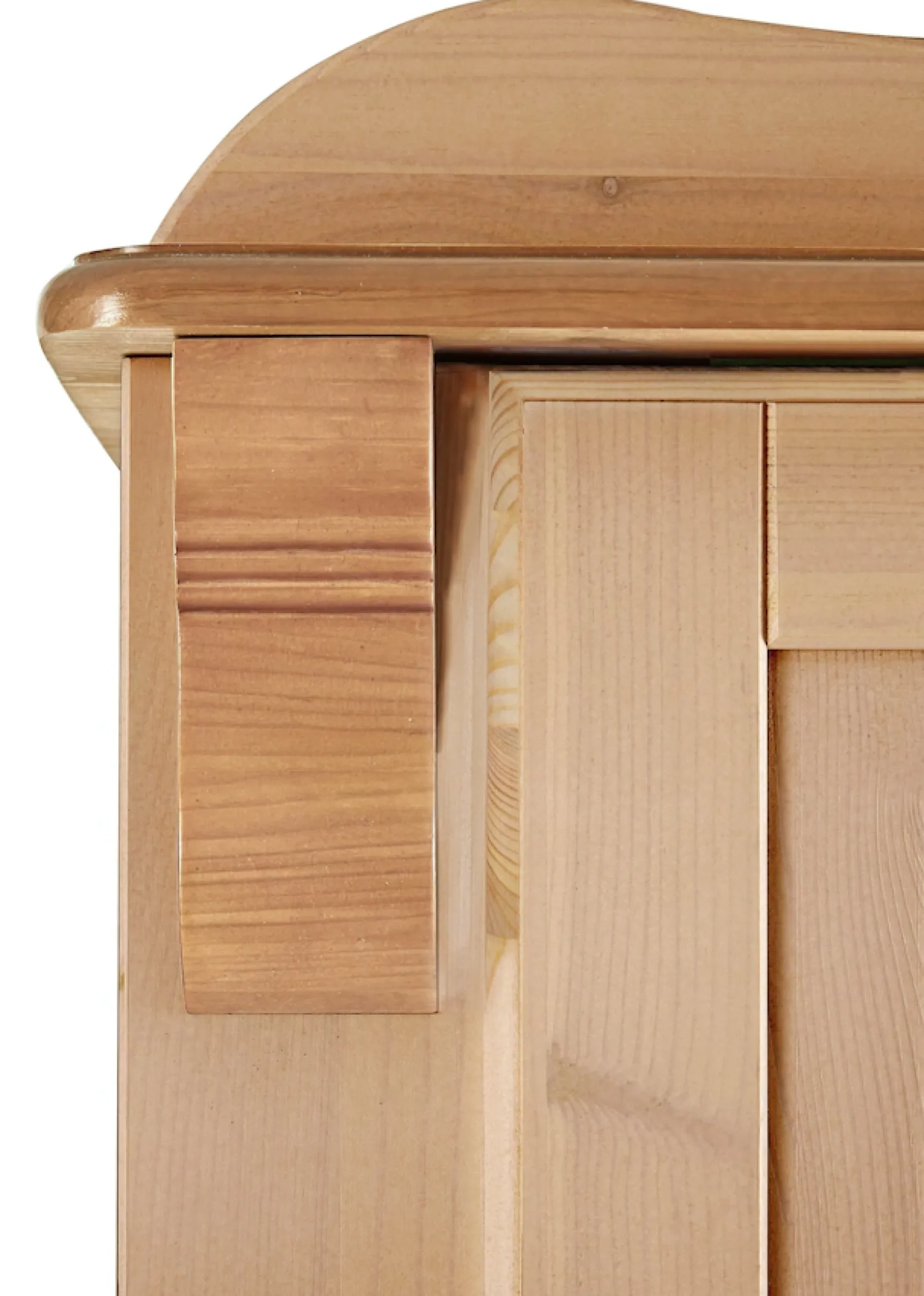 OTTO home Kleiderschrank »Adele« aus massiver Kiefer, Landhausstil