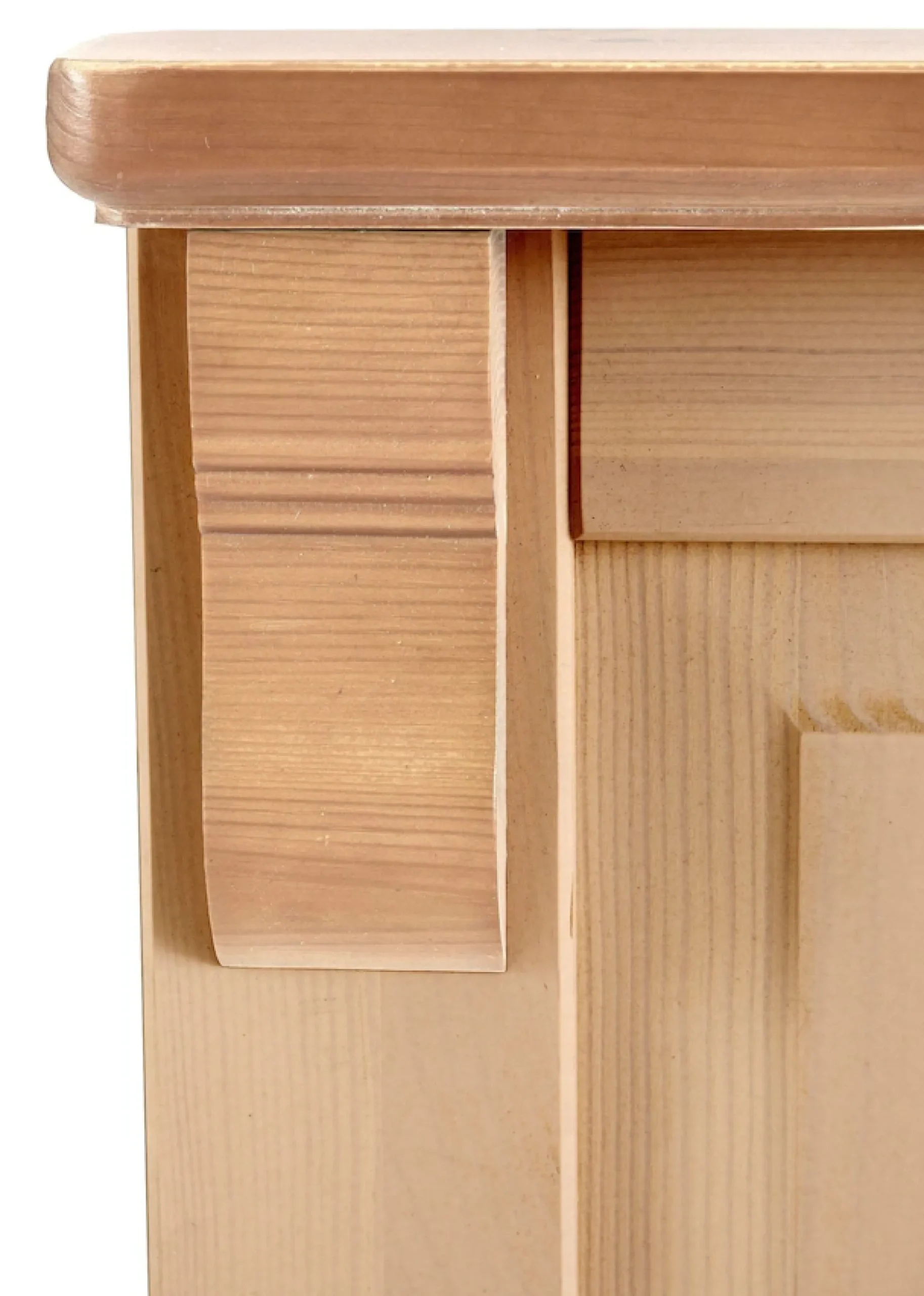 OTTO home Kleiderschrank »Adele« Massive Kiefer,Spiegel; Landhausstil