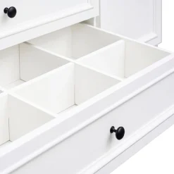 OTTO home Kleiderschrank »Arrian 120 cm Weiß | 3-türiger Drehtürenschrank im Landhausstil« Zeitloses Landhausdesign trifft auf durchdachte Stauraumlösungen