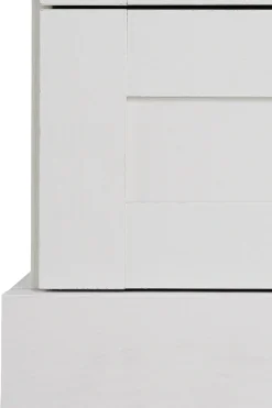 OTTO home Kleiderschrank »Binz, Wäscheschrank, Mehrzweckschrank, skandinavischer Landhausstil« B/H/T ca. 84/130/35 cm,viele Stauraummöglichkeiten, Metallgriffe, Türen mit Rahmen/ Kassetten