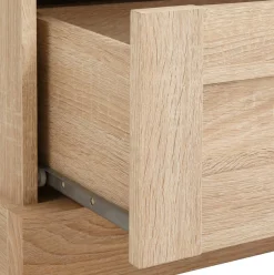 OTTO home Kleiderschrank »Binz, Wäscheschrank, Mehrzweckschrank, skandinavischer Landhausstil« B/H/T ca. 122/130/35 cm,viele Stauraummöglichkeiten, Metallgriffe, Türen mit Rahmen/ Kassetten