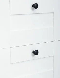 OTTO home Kleiderschrank »Büsum Schlafzimmer Schrank mit 6 Türen und Spiegel« Schlafzimmerschrank Landhaus Design Garderobe Schrank Bestseller