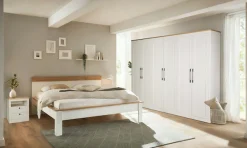 OTTO home Kleiderschrank »Büsum Schlafzimmer Schrank mit 6 Türen« stabile robuste Bauweise mit optimaler Aufteilung- Breite 3m,Schlafzimmerschrank Landhaus Design Garderobe Schrank Bestseller