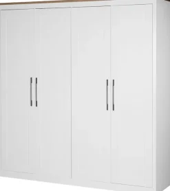 OTTO home Kleiderschrank »Büsum Schlafzimmer Schrank« stabile robuste Bauweise mit optimaler Aufteilung,Schlafzimmerschrank Landhaus Design Garderobe Schrank Bestseller