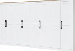 OTTO home Kleiderschrank »Büsum Schlafzimmer Schrank mit 8 Türen« Schlafzimmerschrank Landhaus Design Garderobe Schrank Bestseller