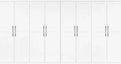 OTTO home Kleiderschrank »Büsum Schlafzimmer Schrank mit 8 Türen« Schlafzimmerschrank Landhaus Design Garderobe Schrank Bestseller