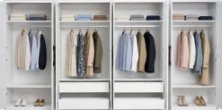 OTTO home Kleiderschrank »Büsum Schlafzimmer Schrank mit 8 Türen« Schlafzimmerschrank Landhaus Design Garderobe Schrank Bestseller