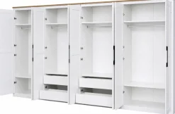 OTTO home Kleiderschrank »Büsum Schlafzimmer Schrank mit 8 Türen« Schlafzimmerschrank Landhaus Design Garderobe Schrank Bestseller