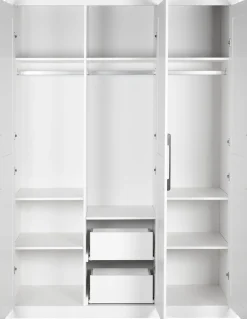OTTO home Kleiderschrank »Büsum Schlafzimmer Schrank« stabile robuste Bauweise mit optimaler Aufteilung,Schlafzimmerschrank Landhaus Design Garderobe Schrank Bestseller