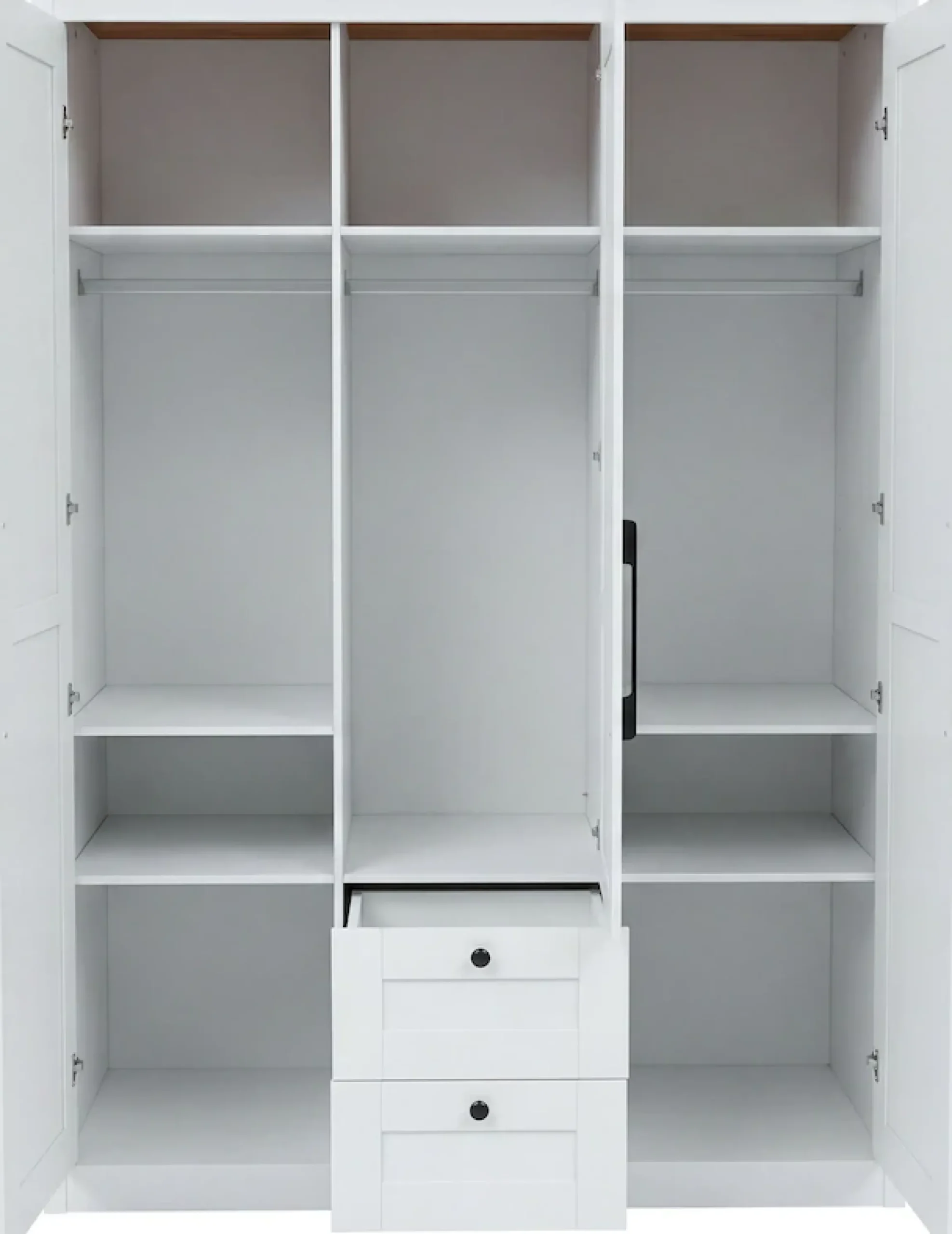 OTTO home Kleiderschrank »Büsum Schlafzimmer Schrank mit 3 Türen und Spiegel« Schlafzimmerschrank Landhaus Design Garderobe Schrank Bestseller