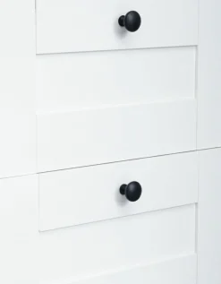 OTTO home Kleiderschrank »Büsum Schlafzimmer Schrank mit 3 Türen und Spiegel« Schlafzimmerschrank Landhaus Design Garderobe Schrank Bestseller