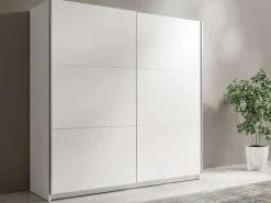 OTTO home Kleiderschrank »Fresnooo Wäscheschrank mit 5 Einlegeböden und Kleiderstange« Garderobe mit 2 Schwebetüren, B/H/T 200/207/62 cm