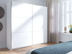 OTTO home Kleiderschrank »Fresnooo Wäscheschrank mit 5 Einlegeböden und Kleiderstange« Garderobe mit 2 Schwebetüren, B/H/T 200/207/62 cm
