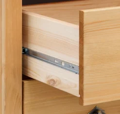 OTTO home Kleiderschrank »Gotland; Wäscheschrank, Mehrzweckschrank mit Schubladen, Landhausstil« B/H/T ca: 80cmx178cmx40cm,massive Kiefer, FSC® zertifiziert, langlebige Qualität trifft Stil