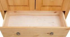 OTTO home Kleiderschrank »Gotland; Wäscheschrank, Mehrzweckschrank mit Schubladen, Landhausstil« B/H/T ca: 80cmx178cmx40cm,massive Kiefer, FSC® zertifiziert, langlebige Qualität trifft Stil