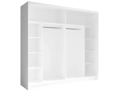 OTTO home Kleiderschrank »Greti Garderobe mit 2 Schiebetüren, Spiegel, Maße B/T/H: 180/59/209 cm« 2-türiger Kleiderschrank mit Spiegeln, Einlegeböden und Kleiderstangen