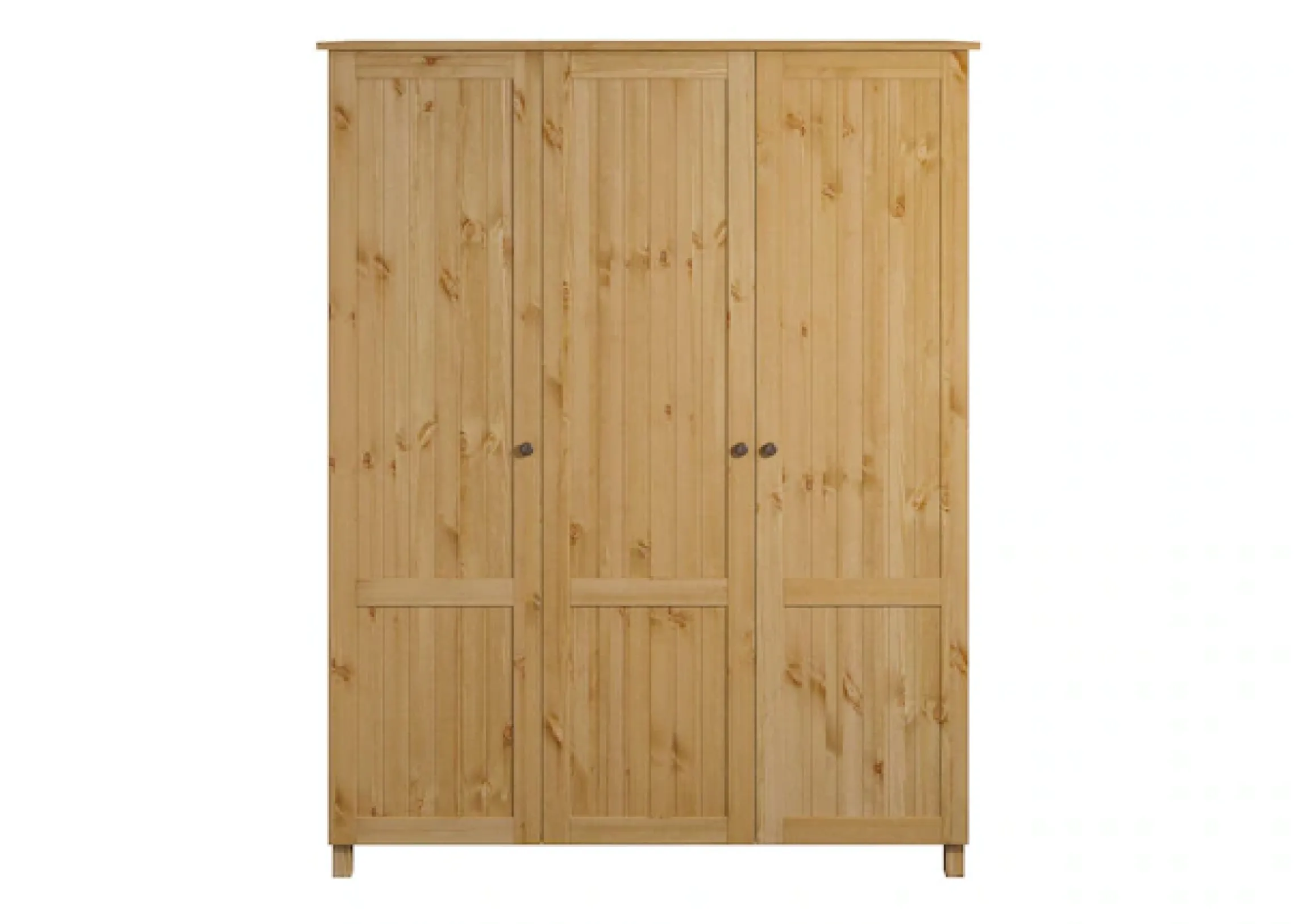 OTTO home Kleiderschrank »Juventus, Drehtürenschrank, Schrank« mit 3 Türen, 143 cm breit, aus massiver Kiefer, FSC®-zertifiziert