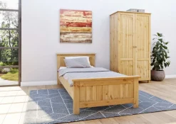 OTTO home Kleiderschrank »Juventus, Drehtürenschrank, Schrank« mit 2 Türen, 97 cm breit, aus massiver Kiefer, FSC®-zertifiziert