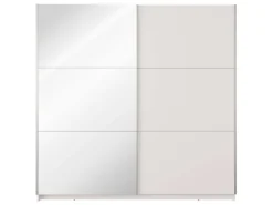 OTTO home Kleiderschrank »Kleiderschrank Fresnooo mit 5 Einlegeböden, Spiegel und Kleiderstange« Garderobe mit 2 Schwebetüren, B/H/T 200/207/62 cm