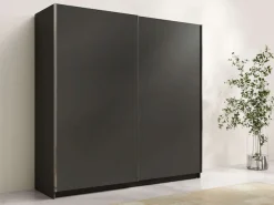 OTTO home Kleiderschrank »Kleiderschrank Fresnoo mit 5 Einlegeböden und Kleiderstange« Garderobe mit 2 Schwebetüren, B/H/T 150/207/62 cm