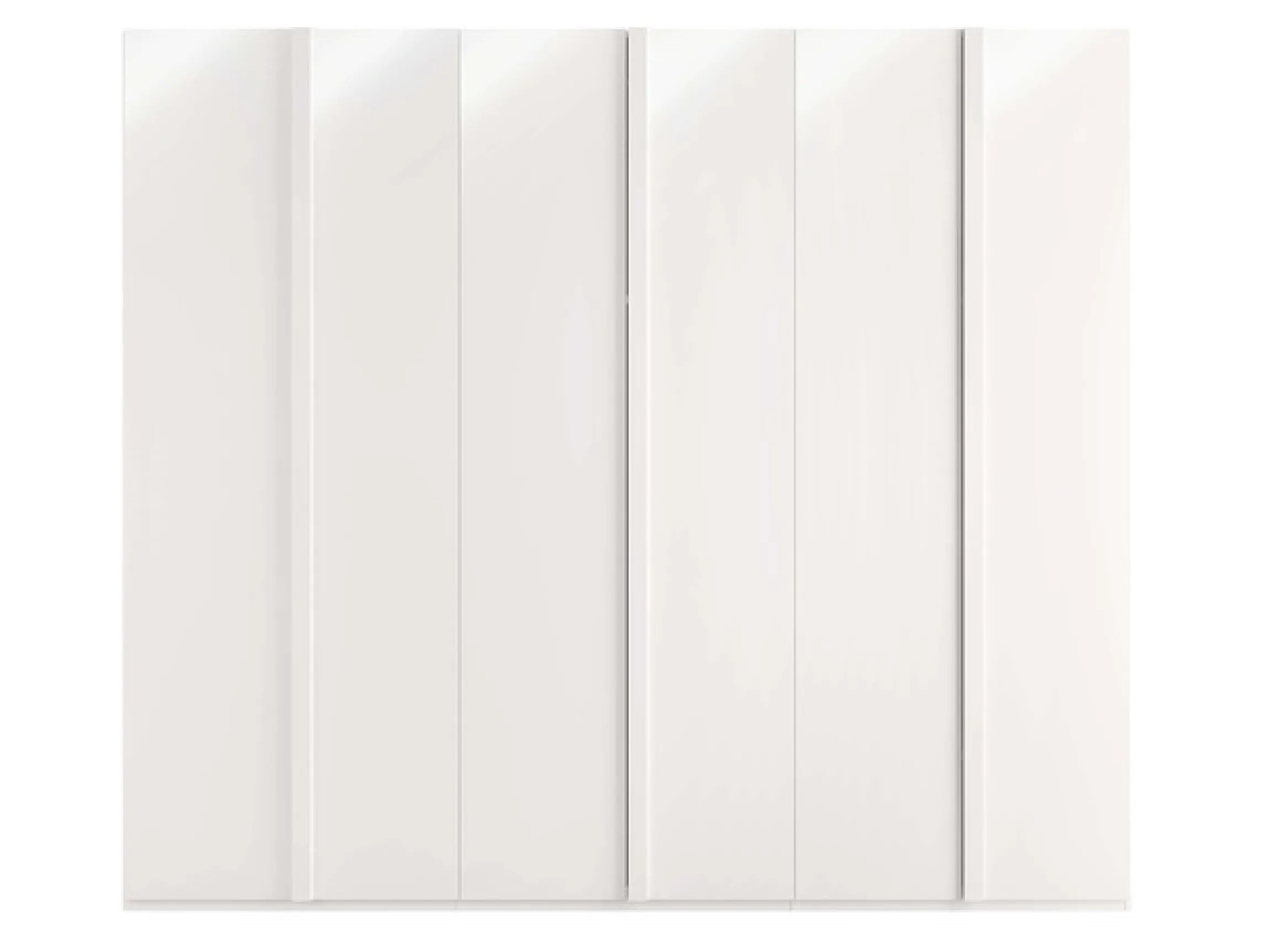 OTTO home Kleiderschrank »Kleiderschrank Maalissa mit Regalen und Kleiderstangen« Garderobe mit 6 Hochglanz-Drehtüren, BxTxH 270x59x237 cm