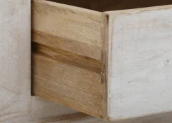 OTTO home Kleiderschrank »Landor« Stauraumschrank, Mangoholz, 2 Einlegeböden, Schubkasten, Breite 100 cm