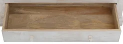 OTTO home Kleiderschrank »Landor« Stauraumschrank, Mangoholz, 2 Einlegeböden, Schubkasten, Breite 100 cm