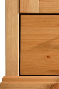 OTTO home Kleiderschrank »Madrid« 3 Breiten: 90/164/245 cmH/T ca.190/59 cm,aus massiver Kiefer, in 3 Breiten mit Spiegeltüren