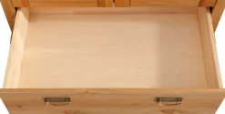OTTO home Kleiderschrank »Madrid« 3 Breiten: 90/164/245 cmH/T ca.190/59 cm,aus massiver Kiefer, in 3 Breiten mit Spiegeltüren