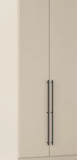 OTTO home Kleiderschrank »Mehrzweckschrank Aktenschrank Möbel Mietswohnung Schlafzimmer AVOLA« 3 verschiedene Ausstattungen BASIC/CLASSIC/PREMIUM (inkl. SOFT-CLOSE),mit hochwertigen Stangengriffen in Schwarz aus Metall MADE IN GERMANY