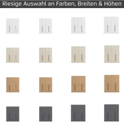 OTTO home Kleiderschrank »Mehrzweckschrank Aktenschrank Möbel Mietswohnung Schlafzimmer AVOLA« 3 verschiedene Ausstattungen BASIC/CLASSIC/PREMIUM (inkl. SOFT-CLOSE),mit hochwertigen Stangengriffen in Schwarz aus Metall MADE IN GERMANY