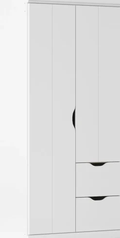 OTTO home Kleiderschrank »Mehrzweckschrank Aktenschrank Möbel Mietswohnung Schlafzimmer MARLENE« 3 verschiedene Ausstattungen BASIC/CLASSIC/PREMIUM (inkl. SOFT-CLOSE),in 3 Breiten 91/136/181 cm im Landhaus-Stil MADE IN GERMANY