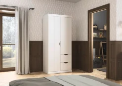 OTTO home Kleiderschrank »Mehrzweckschrank Aktenschrank Möbel Mietswohnung Schlafzimmer MARLENE« 3 verschiedene Ausstattungen BASIC/CLASSIC/PREMIUM (inkl. SOFT-CLOSE),in 3 Breiten 91/136/181 cm im Landhaus-Stil MADE IN GERMANY