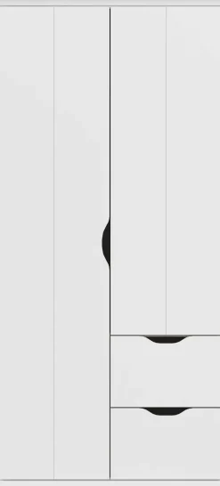 OTTO home Kleiderschrank »Mehrzweckschrank Aktenschrank Möbel Mietswohnung Schlafzimmer MARLENE« 3 verschiedene Ausstattungen BASIC/CLASSIC/PREMIUM (inkl. SOFT-CLOSE),in 3 Breiten 91/136/181 cm im Landhaus-Stil MADE IN GERMANY